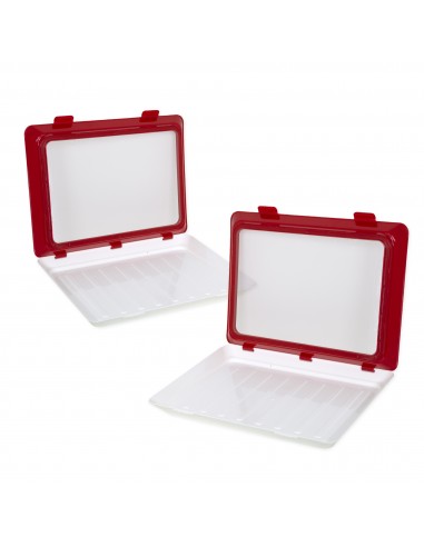 Genius Ideas Lot de 2 Clever Tray Fresh Keeping System