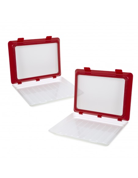 Genius Ideas Lot de 2 Clever Tray Fresh Keeping System
