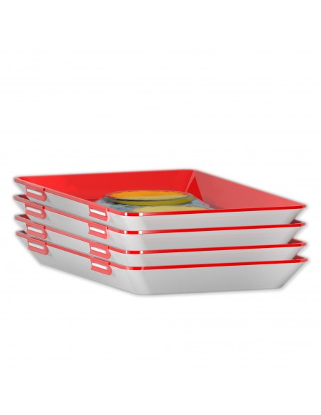 Genius Ideas Lot de 2 Clever Tray Fresh Keeping System