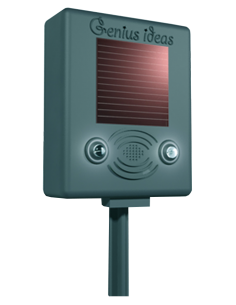 Genius Ideas Répulsif Oiseaux Universel 'Sound  Flash'