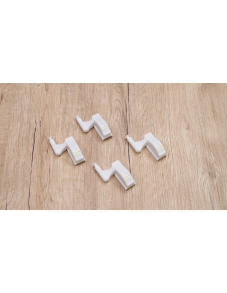 Genius Ideas 4 Pièces de lumière LED 'Charnière'