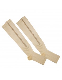 Wellys Bas de compression avec fermeture éclair