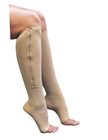 Wellys Bas de compression avec fermeture éclair
