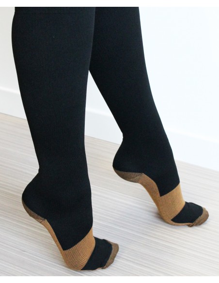 Wellys Chaussettes hautes en fibre de cuivre 'Light Legs' Small