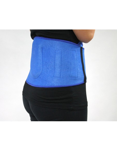 Wellys Ceinture dorsale magnétique avec coussin Bleu