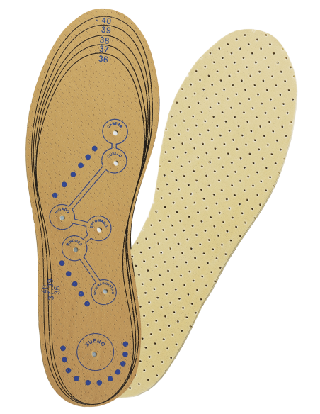 Wellys Semelles de réflexologie magnétique Hommes