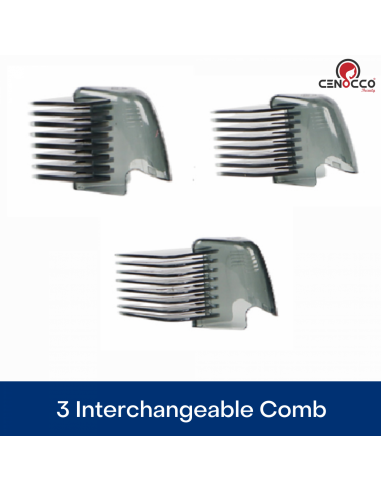 Cenocco CC-9110  Kit de soins capillaires et corporels à poignée extensible