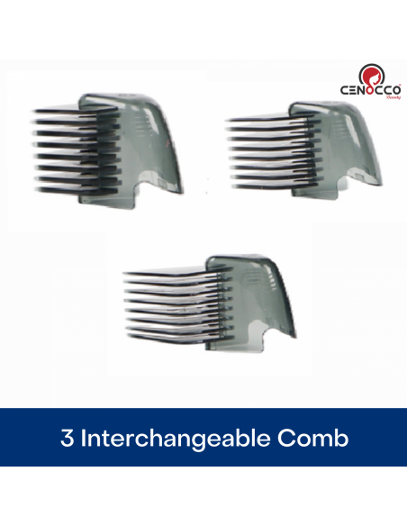 Cenocco CC-9110  Kit de soins capillaires et corporels à poignée extensible