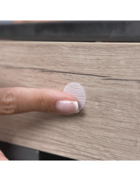 Genius Ideas Boutons velcro auto-adhésifs blancs 62 pièces