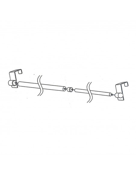 Genius Ideas Tringle à rideaux ajustable