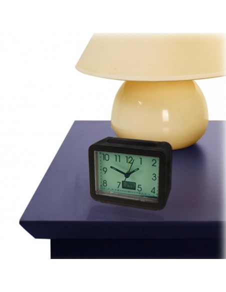 Genius Ideas Réveil et thermomètre luminescents