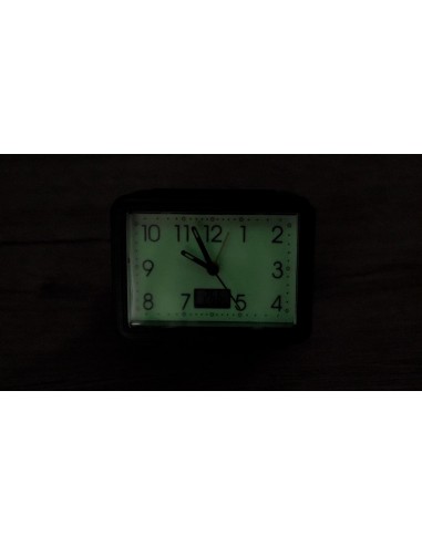 Genius Ideas Réveil et thermomètre luminescents