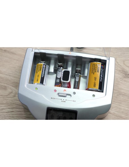 Genius Ideas Chargeur de batterie Universel LCD