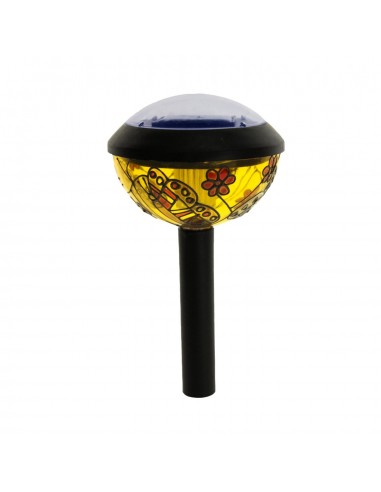 Genius Ideas Lot de 2 lampes solaires Tiffany Design