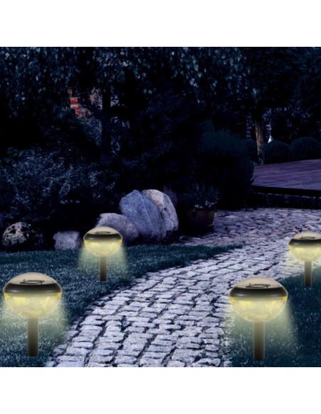 Genius Ideas Lot de 2 lampes solaires Tiffany Design