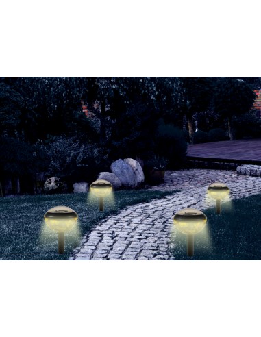 Genius Ideas Lot de 2 lampes solaires Tiffany Design