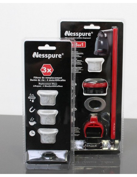 Genius Ideas Filtre de remplacement 3 pièces Nesspure