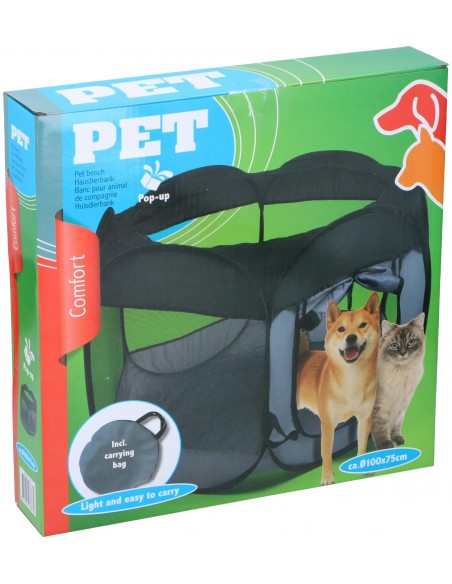 Pet Comfort Grand parc pliable et tente pour animaux de compagnie