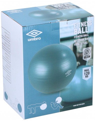 Umbro Ballon de gymnastique bleu 65cm