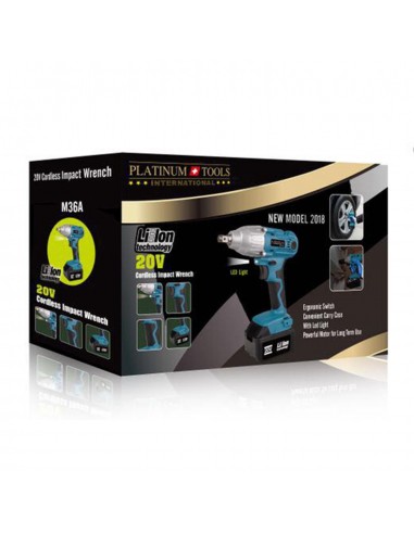 Platinum Tools Clé à chocs sans fil 20v