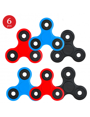Cenocco Lot de 6 Jouets Fidget Spinner Sensoriels