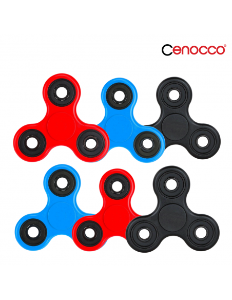 Cenocco Lot de 6 Jouets Fidget Spinner Sensoriels