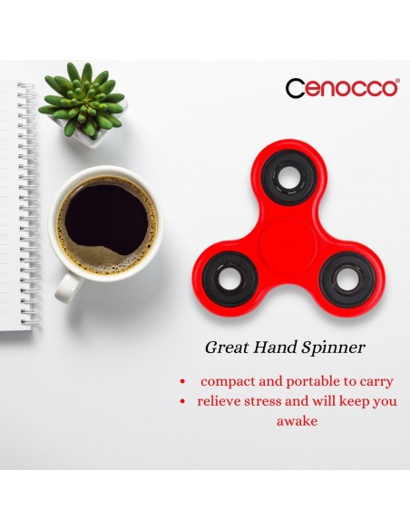 Cenocco Lot de 6 Jouets Fidget Spinner Sensoriels