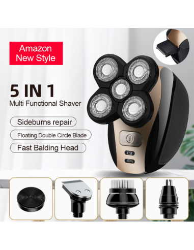 Cenocco Beauty Tondeuse de précision nettoyeur facial et kit de toilettage 5 en 1