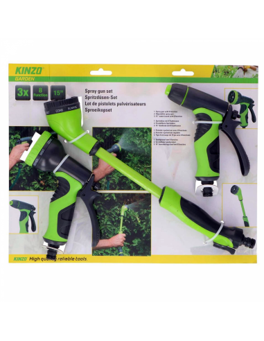 Kinzo Ensemble de 3 buses pour pistolet de pulvérisation