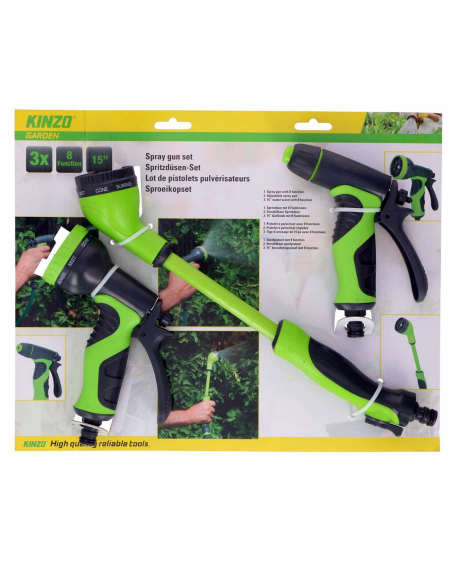 Kinzo Ensemble de 3 buses pour pistolet de pulvérisation