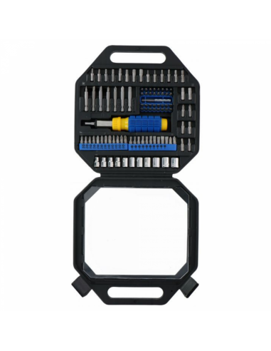 Kinzo ED-17782  Jeu de douilles et d'embouts 99 pièces