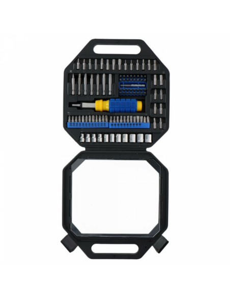 Kinzo ED-17782  Jeu de douilles et d'embouts 99 pièces