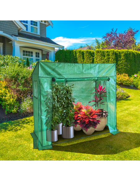 Herzberg Kit de culture en serre de tomates et de plantes verticales