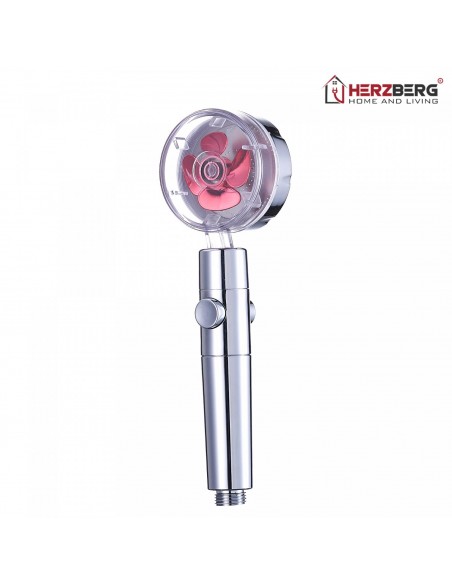 Pomme De Douche Herzberg Turbo Chargeur Rose