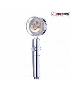 Pomme De Douche Herzberg Turbo Chargeur Doré