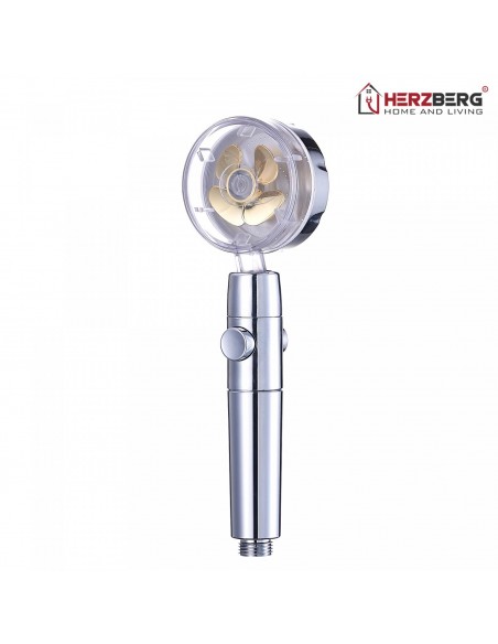 Pomme De Douche Herzberg Turbo Chargeur Doré