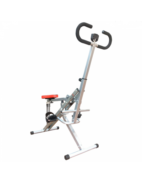 I-Kracht Total Fitness Crunch avec moniteur numérique Argent