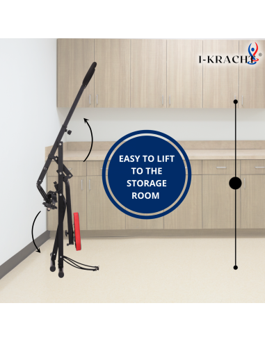 I-Kracht Total Fitness Crunch avec moniteur numérique Argent