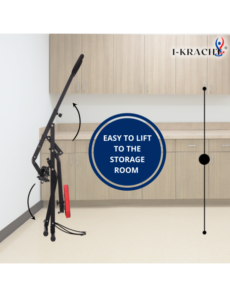 I-Kracht Total Fitness Crunch avec moniteur numérique Argent