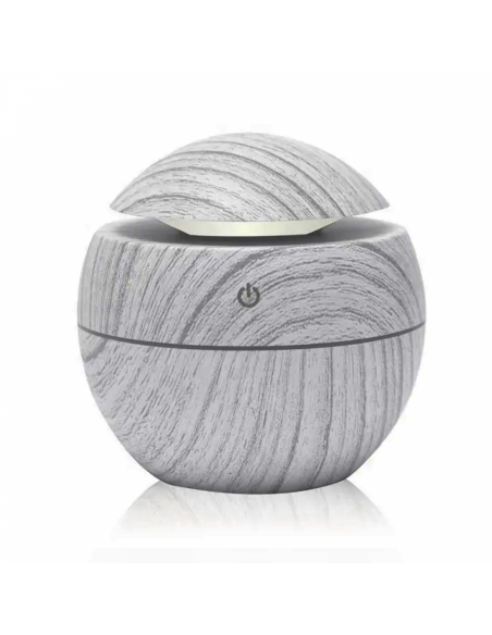 Humidificateur d'air Herzberg Diffuseur d'huile aromatique Gris