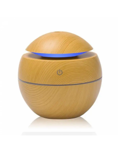 Humidificateur d'air Herzberg Diffuseur d'huile aromatique Bois clair