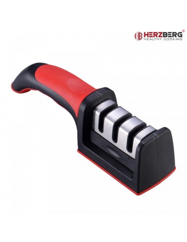Aiguiseur de couteaux robuste Herzberg HG-8101 Noire