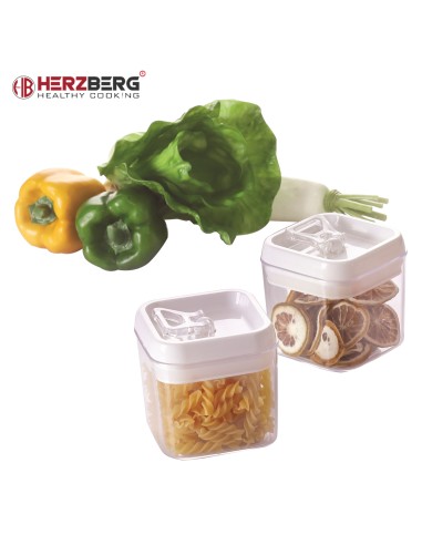 Herzberg HG-8032  Trancheuse à légumes avec bol et ensemble de récipients de stockage