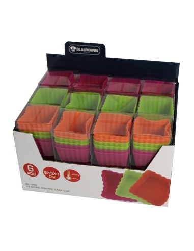 Blaumann BL-1266 Petit gâteau carrée 6 pcs
