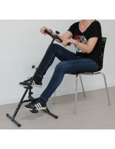 Wellys x000000ae Exerciseur de bras et de jambes à pédale 2en1 2