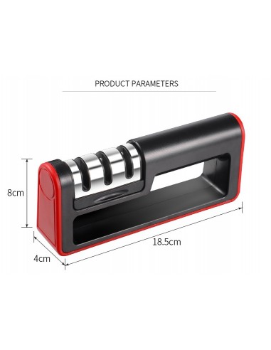 Affûteur de couteaux à 3 niveaux Herzberg