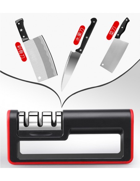 Affûteur de couteaux à 3 niveaux Herzberg