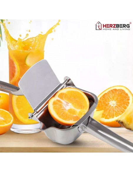 Presse-agrumes en acier inoxydable Herzberg