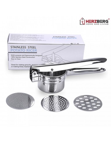 Râpe à pommes de terre en acier inoxydable Herzberg
