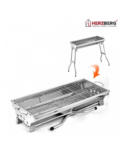 Herzberg HG-8112 Barbecue avec sac de transport
